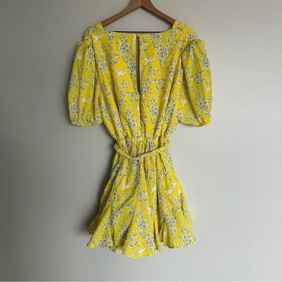 L’atiste by Amy Curvy Yellow Hummingbird Dress - Picture 12 of 12